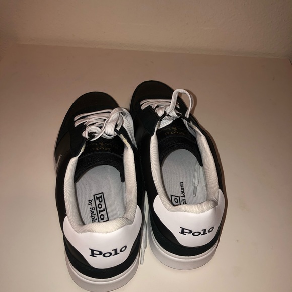 Man's Sneakers & Athletic Shoes Polo Ralph Lauren Court Low-Top Sneaker Size 8 - Picture 4 of 6